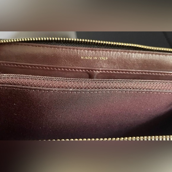 Chanel Matelasse Quilted Lambskin Zip around long Wallet & Box EUC - Picture 12 of 15